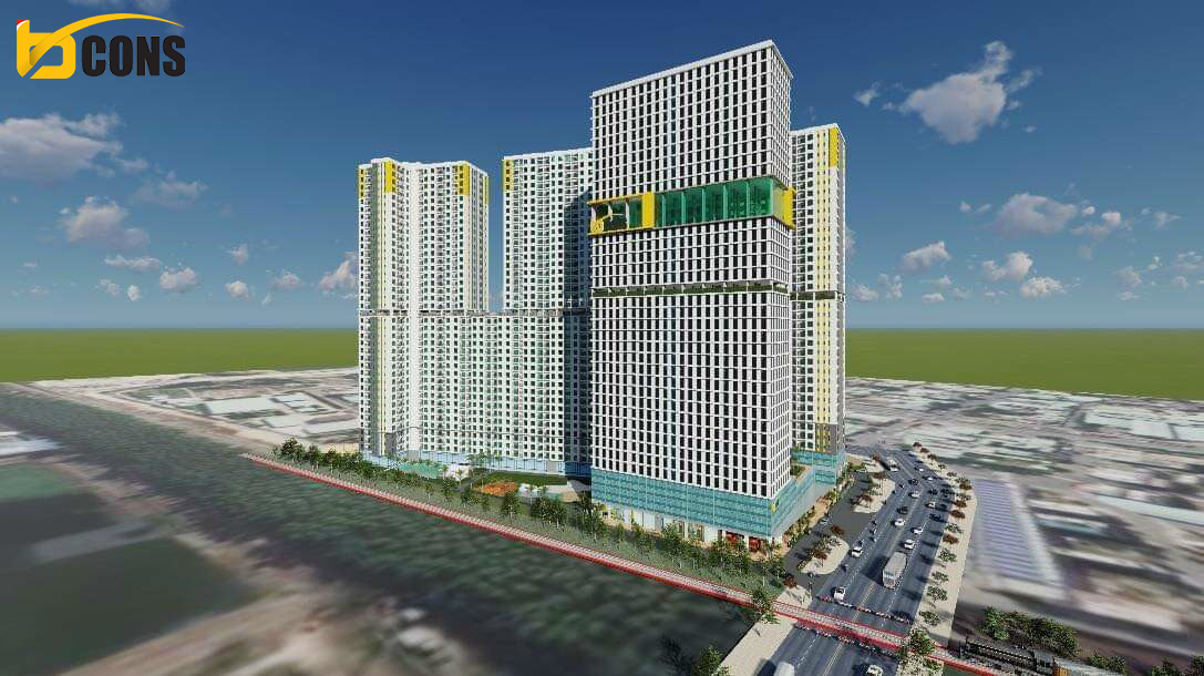 Phối cảnh chung cư căn hộ Bcons Solary